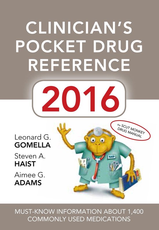 Clinician's Pocket Drug Reference 2016 - cover