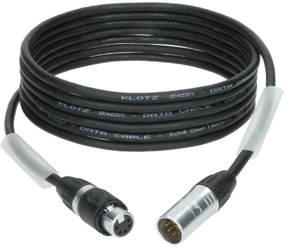 Klotz PD6-5XW11A005.0 DMX kabel met XLR 5p 5 meter