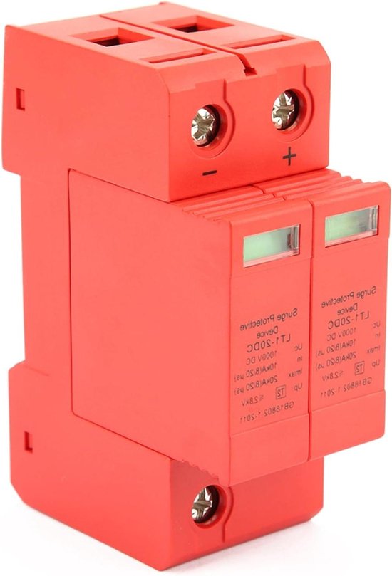 Heschen Surge protector SPD, HS-15T, 1 N-PE 275VAC, type T1 T2, fireproof, low voltage arrester, 35 mm DIN rail mounting Heschen Surge protector SPD, HS-15T, 1 N-PE 275VAC, type T1 T2, fireproof, low voltage arrester, 35 mm DIN rail mounting