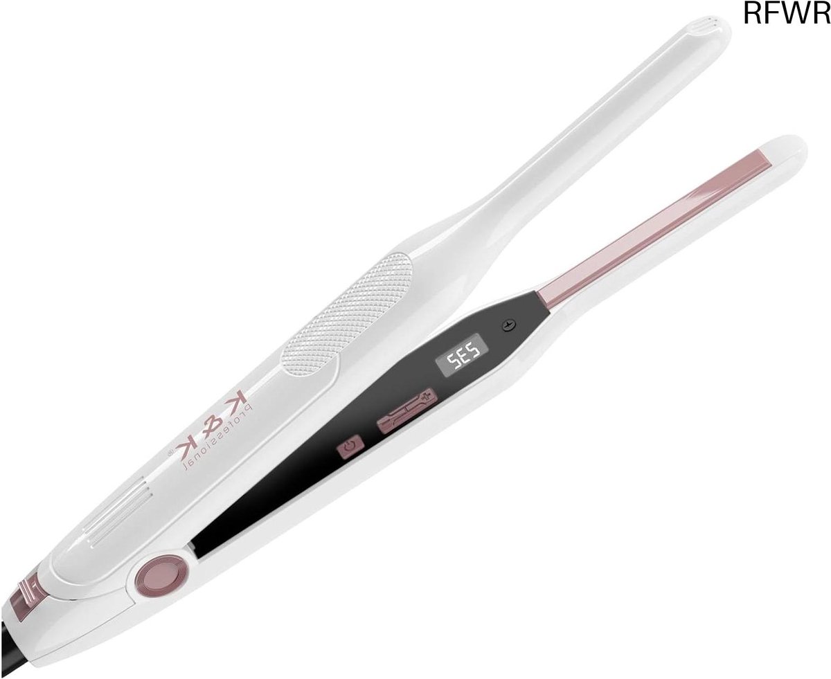 RFWR® Mini Stijltang voor Kort Haar - 2 in 1, Instelbare Temperatuur 50 ℃ - 230 ℃, Ideaal voor Reizen