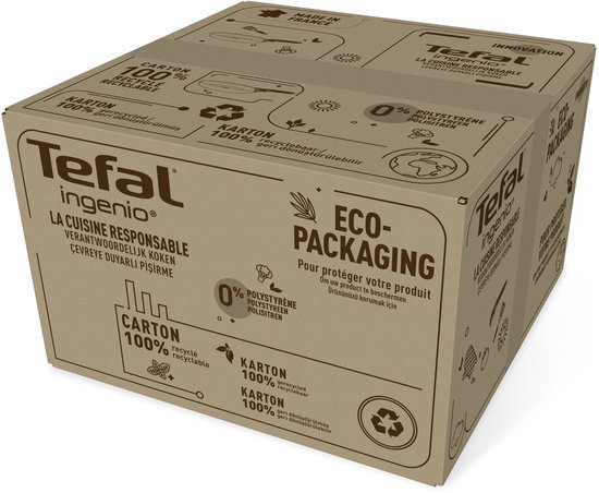 Tefal Ingenio L897SK04 lot de casseroles 20 pièce(s)