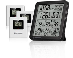 Station météo Bresser - Quadro Invidio S - Thermo-hygromètre 3x