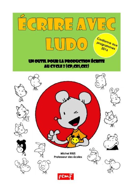 Pack Écrire avec Ludo - Classeur 100 pages + 36 affiches - cover