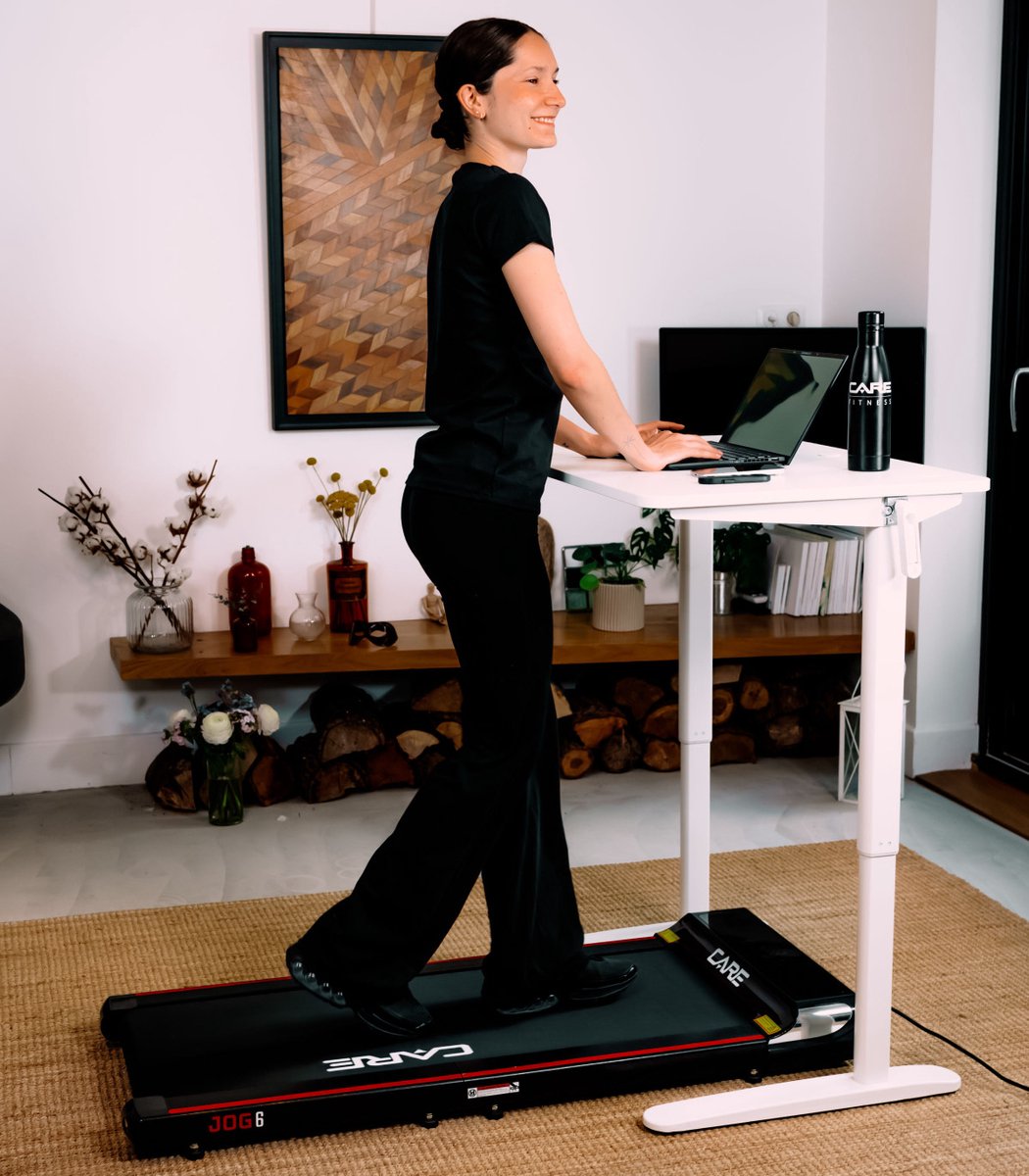 CARE JOG 6 - Wandelband - Maximale snelheid 6 km/u - Dubbel opvouwbaar - Compact - Stil - Voor thuisgebruik - Perfect onder een bureau thumbnail 6