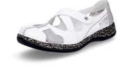 Chaussons Rieker pour femme blancs