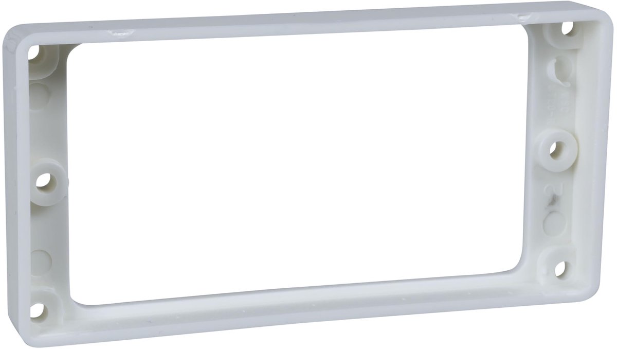 WSC Partsland MT20R-WH Humbucker-Rahmen Bridge White - Gitaaronderdeel