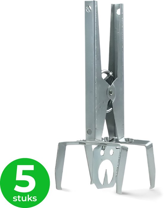 VerminBuster Mollenklem T-Mole - 5 stuks - Mollenverjager - Professionele Mollenvallen - Mollenbestrijding