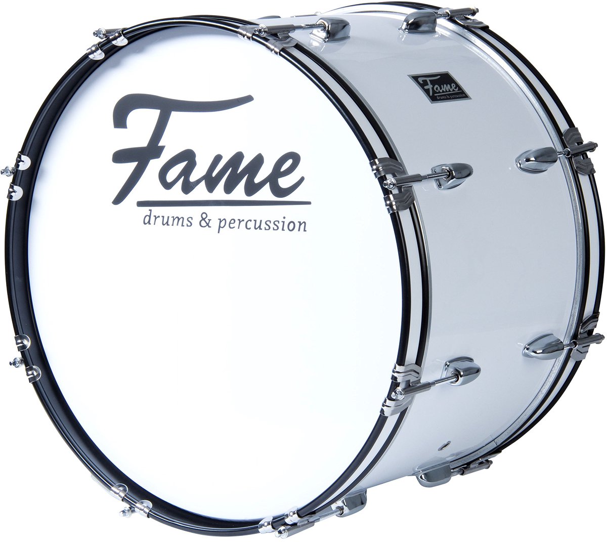 Fame Marching basDrum 22"x12", met Tragegordel & Beater - Marching bass drum
