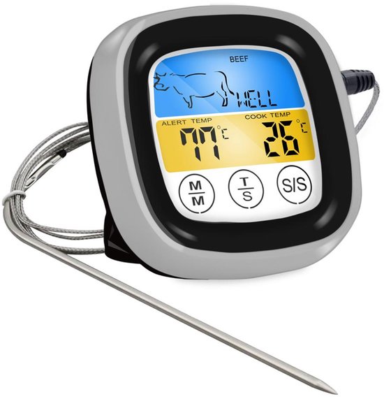 Mancor Digitale Vleesthermometer - Keukenthermometer - BBQ Thermometer - Oventhermometer