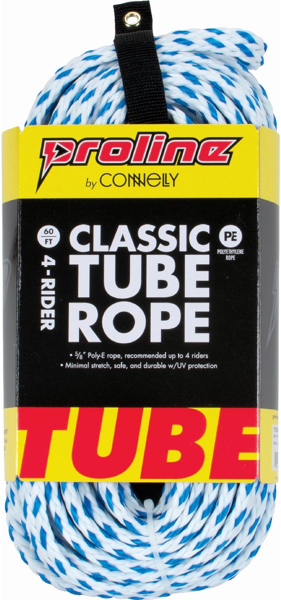 60ft 4P Classic Tube Rope - White/Blue