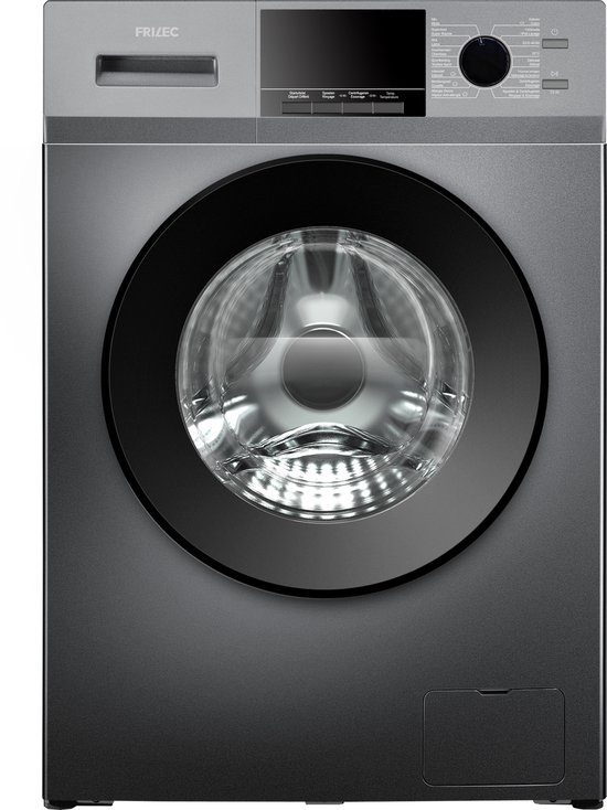 Frilec KOBLENZ9314WA-342 - Wasmachine - 9 Kilo - 5 Jaar Garantie - Grijs