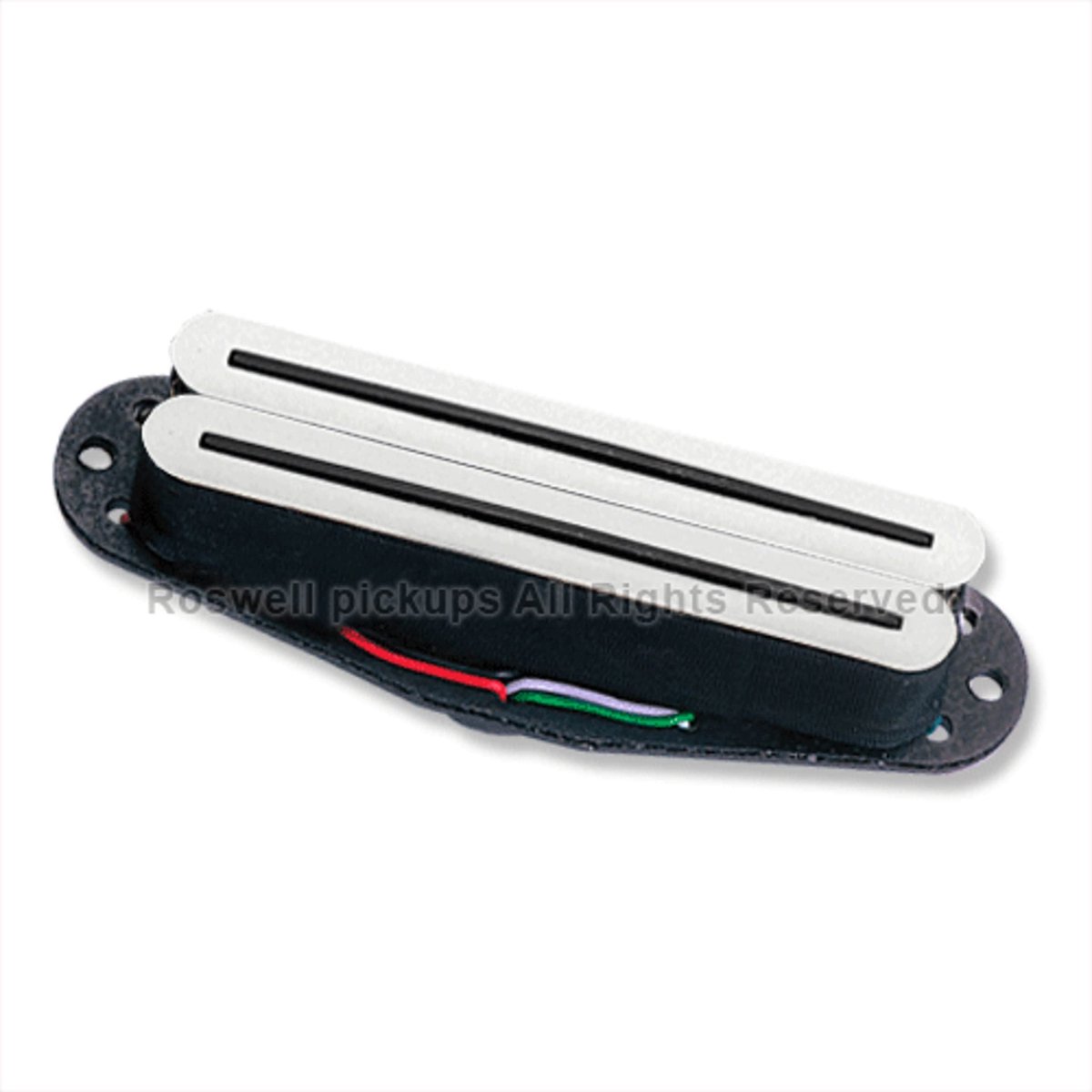 Roswell Pickups SHR-N H-Rails ST Neck White - Humbucker pickup voor gitaren