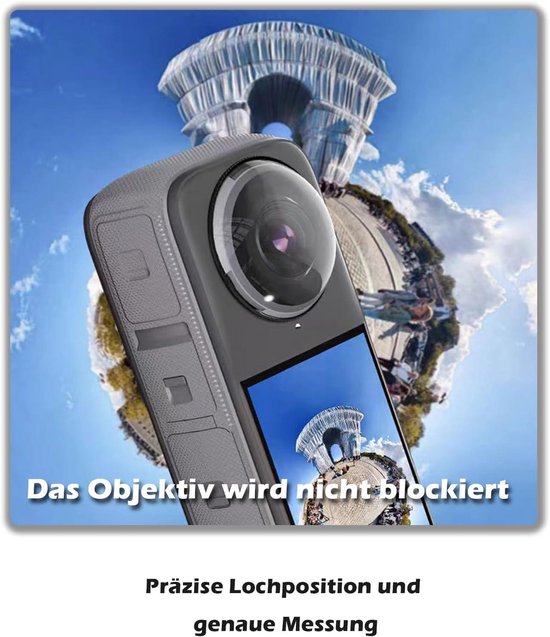 Lensbeschermtas met karabijnhaak voor X4 camera-accessoires in het