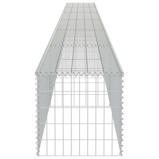 vidaXL Schanskorf muur met deksels 900x50x50 cm