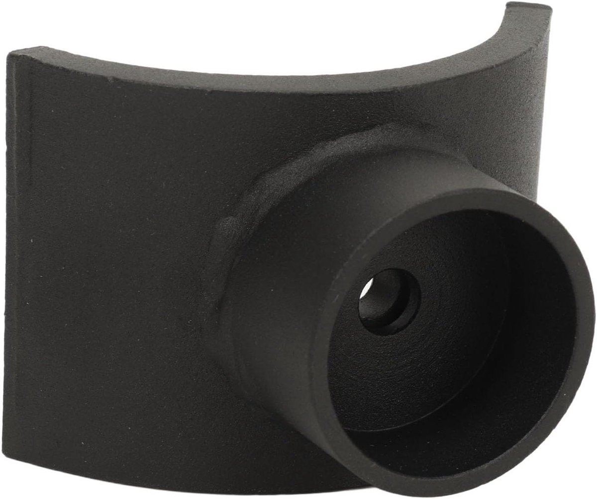 Allecto Plus - Stevig ijzeren hydraulisch hefzadel voor 3 inch buis 12 ton - Adapter geschikt voor 15 inch hefplatform - Fleskrikadapterzadel