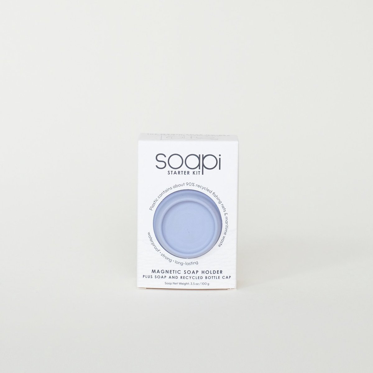 Soapi - Zeephouder met zeep compleet - Duurzaam wassen - Lavendel