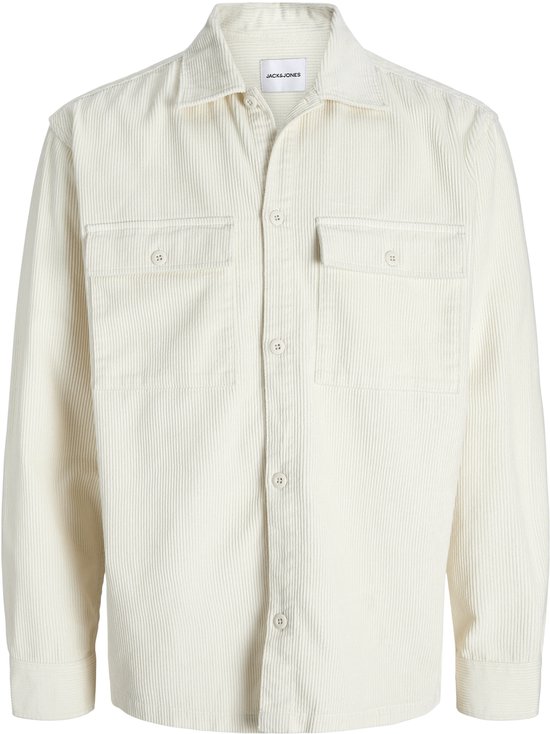Jack & Jones Heren Overhemd JJEPERFECT CORDUROY OVERSHIRT gerade Wit XXL Volwassenen