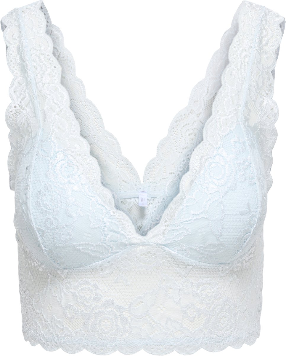 Only dames bralette kant chloe blauw