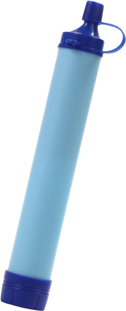 SNQ Waterfilter Survival - Noodpakket - Filter 1500L - Outdoor Survival En Waterzuiveringsapparatuur - Kamperen En Reizen - Waterfiltratiesysteem - Blauw