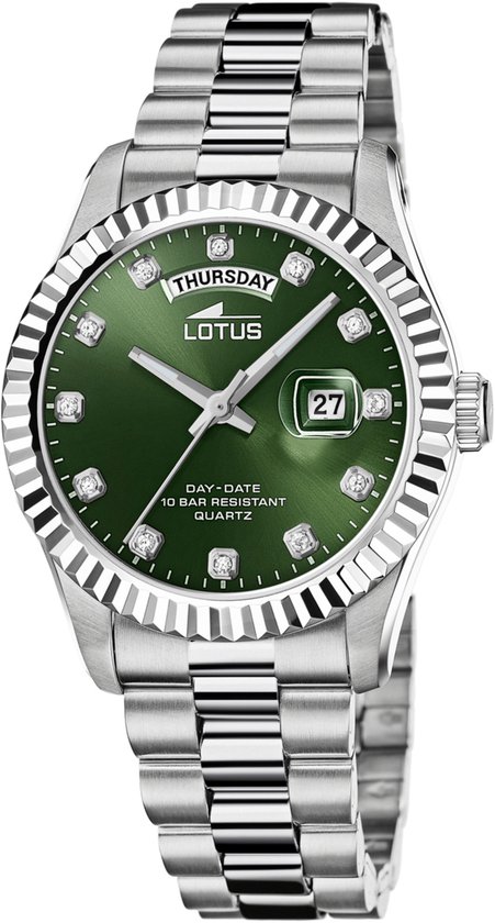 Lotus Analoog 18854/7, zilverkleurig, armband