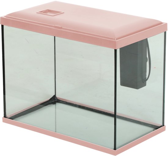 Zolux Ekaï Aquarium - Aquaria - 35x20x26 18 l Pink filter 180 L/h included