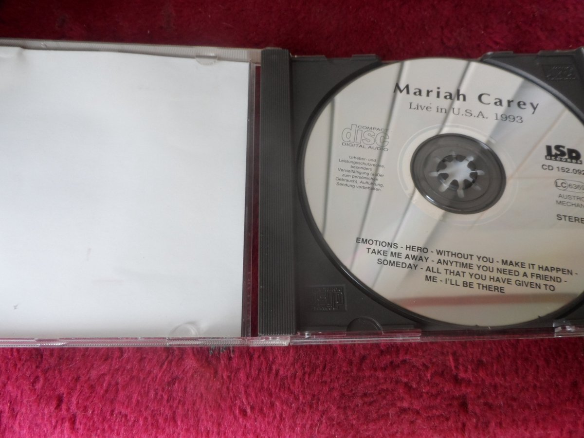 CD Mariah Carey - Live USA