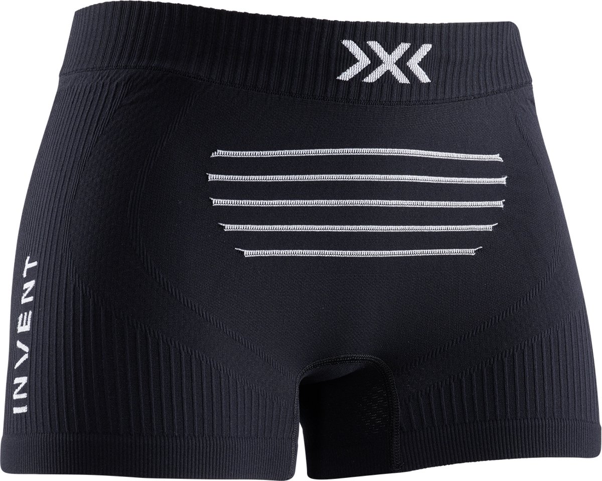 X-BIONIC INVENT 4.0 Light boxershorts voor dames - Optimaal comfort met geavanceerde klimaatregeling, ergonomisch ontwerp en effectieve vochtregulatie - Zwart/Wit, L