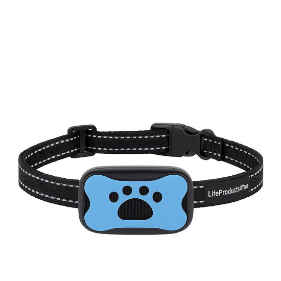 Anti blafband - Anti Blaf Apparaat - Blafband Voor Honden - Blafband - Trainingsband - Zonder Schok - 3 t/m 60 Kg - Inclusief 2 batterijen - Vibratie en geluid - Diervriendelijk