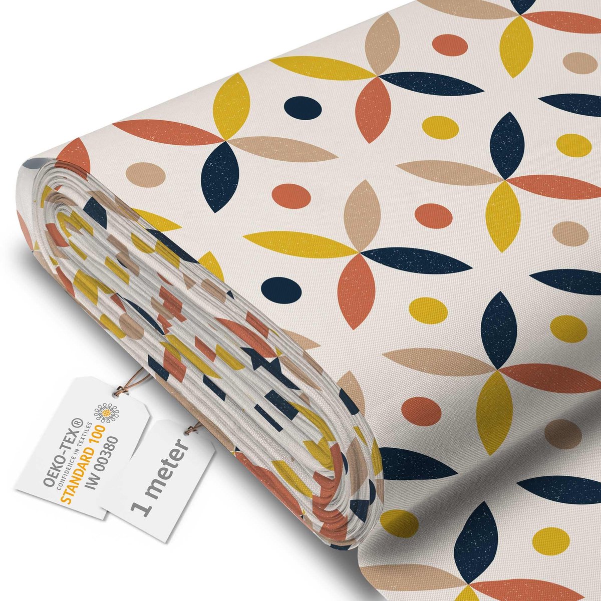 DreamRoots Canvas Waterdicht - Meubelstof per meter 160 cm breed - Waterafstotende stof 220 g/m2 600D - Luifelstof Waterdicht per meter Scandinavisch design 1M