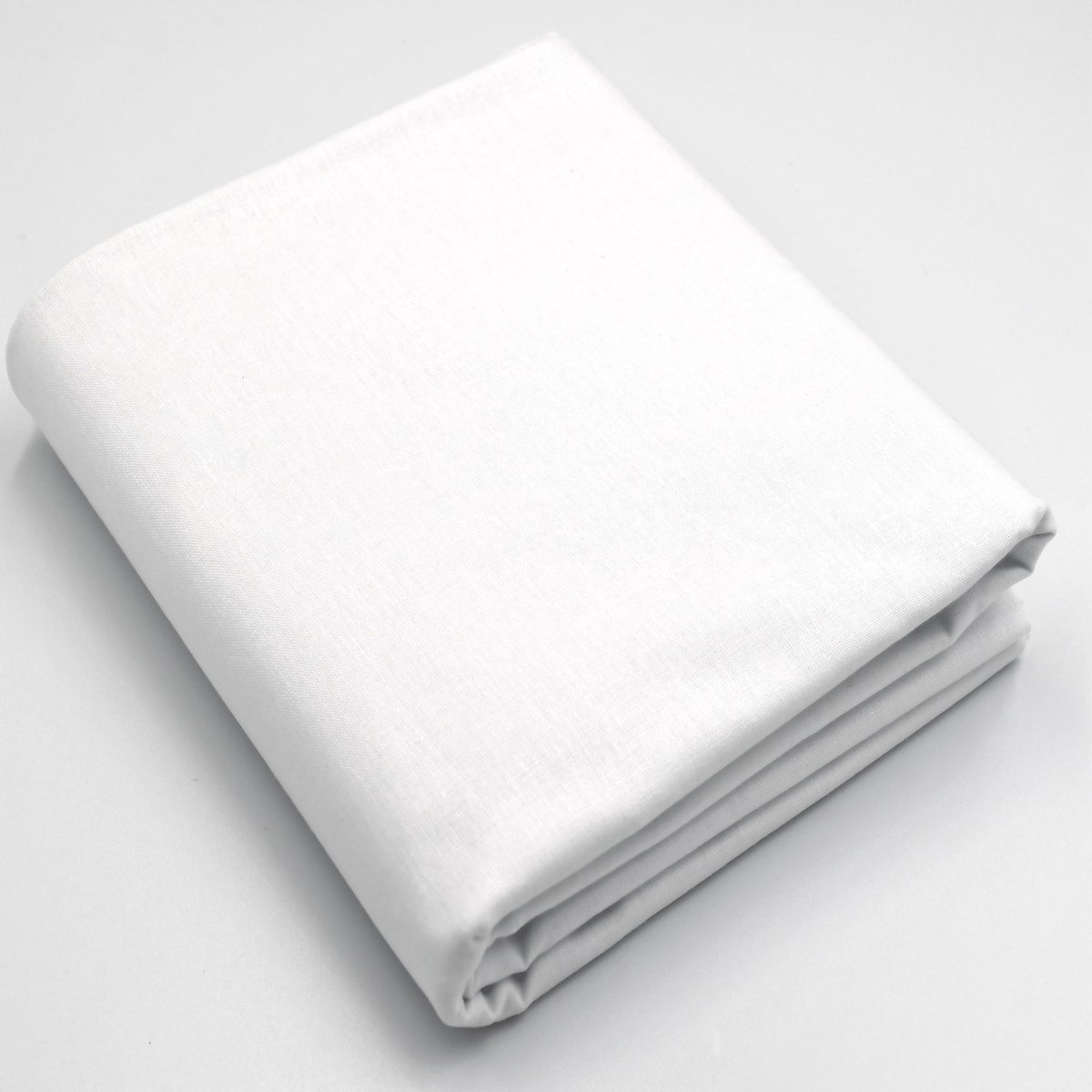 Virginia Tex-stof, verkocht per meter, 100% katoenen stof, grote breedte 240 cm, 100% katoenen stof Oeko-Tex Standard 100, effen kleuren om te naaien (wit, 100 cm)