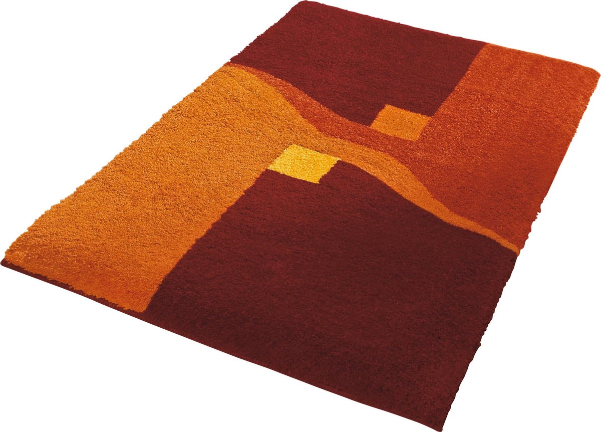 Erwin Müller Badmat Athene, antislip badmat, Terra maat 70x120 cm - comfortabele hoogpolige uitvoering, geschikt voor vloerverwarming (andere maten)