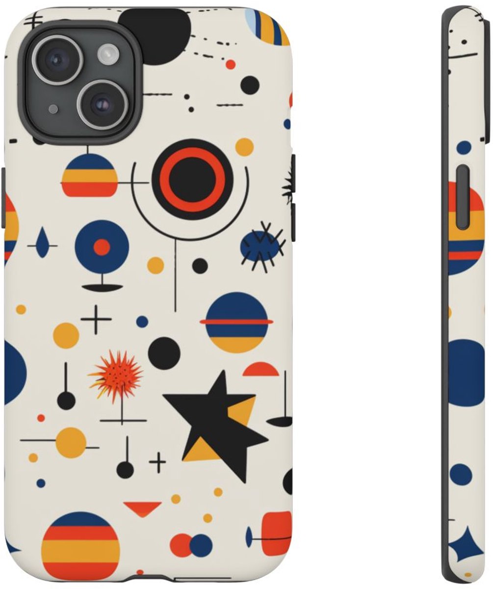 Abstract Hemels Patroon – Telefoonhoesje Geschikt voor iPhone 15 Plus