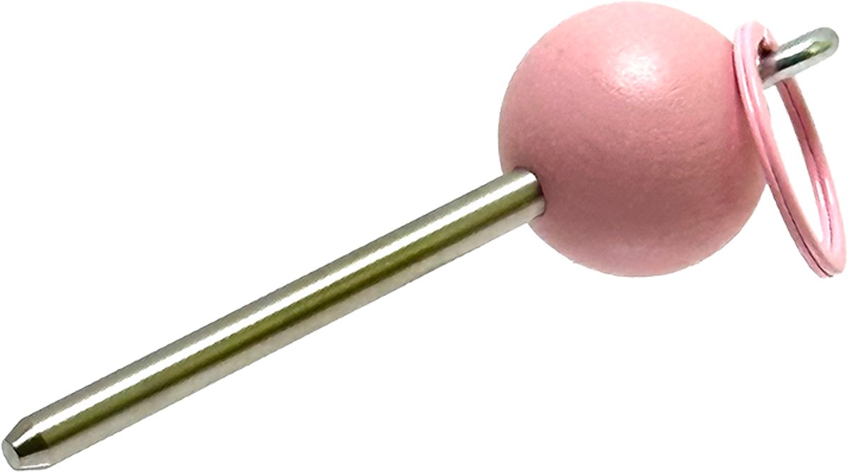 Boulemaus - Jeu de Boules - Traceur de terrain - kleur rosa - V2A roestvrij staal