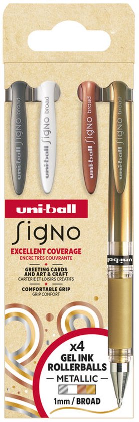 Uni-Ball – Signo – Broad Creative Gelroller – 4 st. – UM-153