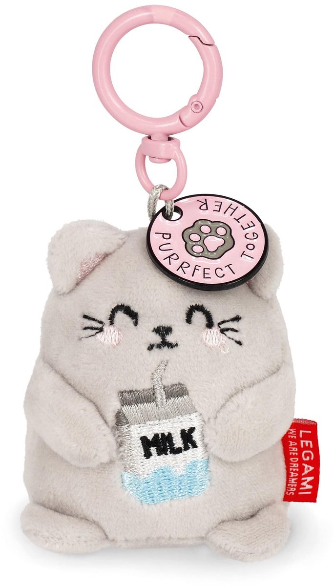 Legami | Kitty Pluche Sleutelhanger - Tiny Super Soft!