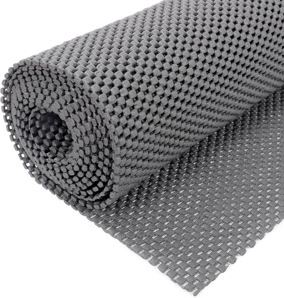 50*150 cm - Antislipmat - Ladematten - Multifunctionele antislipmat - vloermatten - PVC antislipmat - antislip tapijt onderleggers - beschermmat voor de bagageruimte - Kofferbakbeschermingsmat - Rastermat - gemakkelijk te snijden en te wassen - grijs