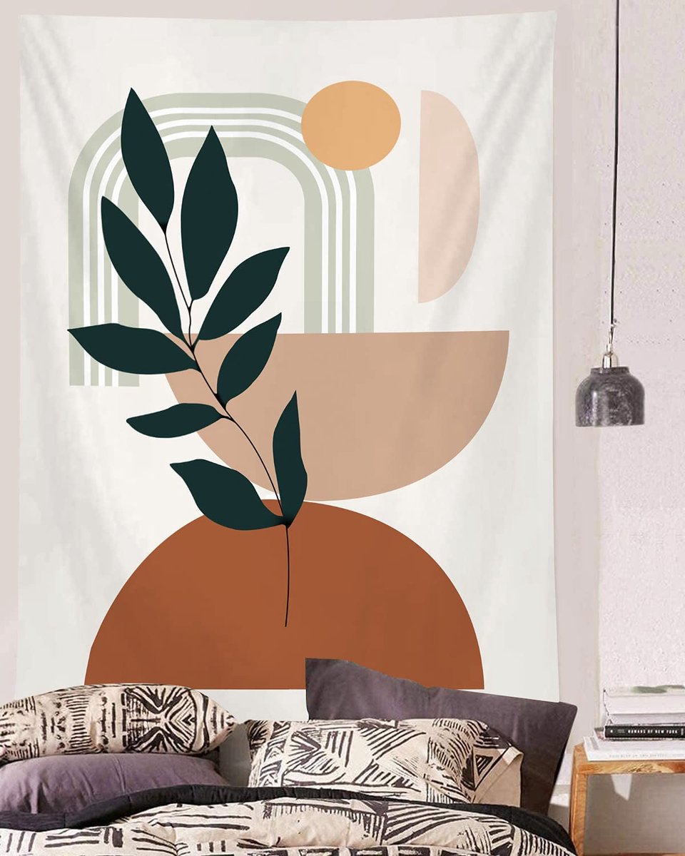 Ibenzoa Modern en Esthetisch Geometrisch Wandtapijt voor Slaapkamer en Woonkamer Decoratie - 150 x 200 cm Boho