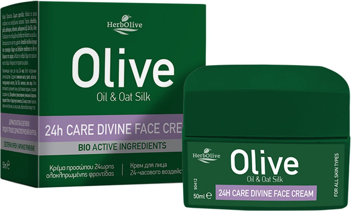 HerbOlive 24 uurs Gezicht creme*Olijfolie & Haverzijde* 50ml