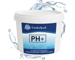 pH-plus poeder | 5 kg | Verhoogt de pH-waarde | Voor helder zwembadwater | Comfortpool
