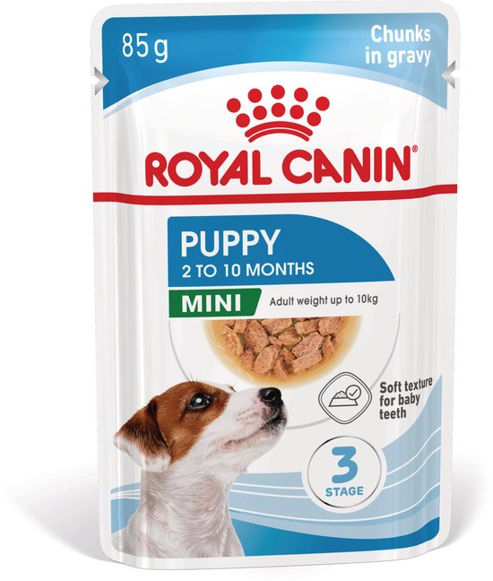 Royal Canin Mini - Puppy - Natvoer Hond - Pouch - 12 x 85 g