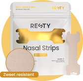 Resty® Neusstrips Sandy Tan – 48 stuks - Anti Snurk Neuspleisters – Neusspreider - Zweetbestendig - Hypoallergeen - Maat: M/L