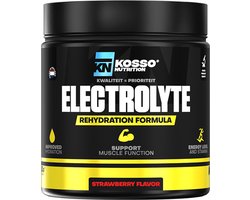 Kosso Nutrition – Electrolyte ORS Poeder – Aardbei – Hydratatie & Herstel – Spierfunctie – 250g