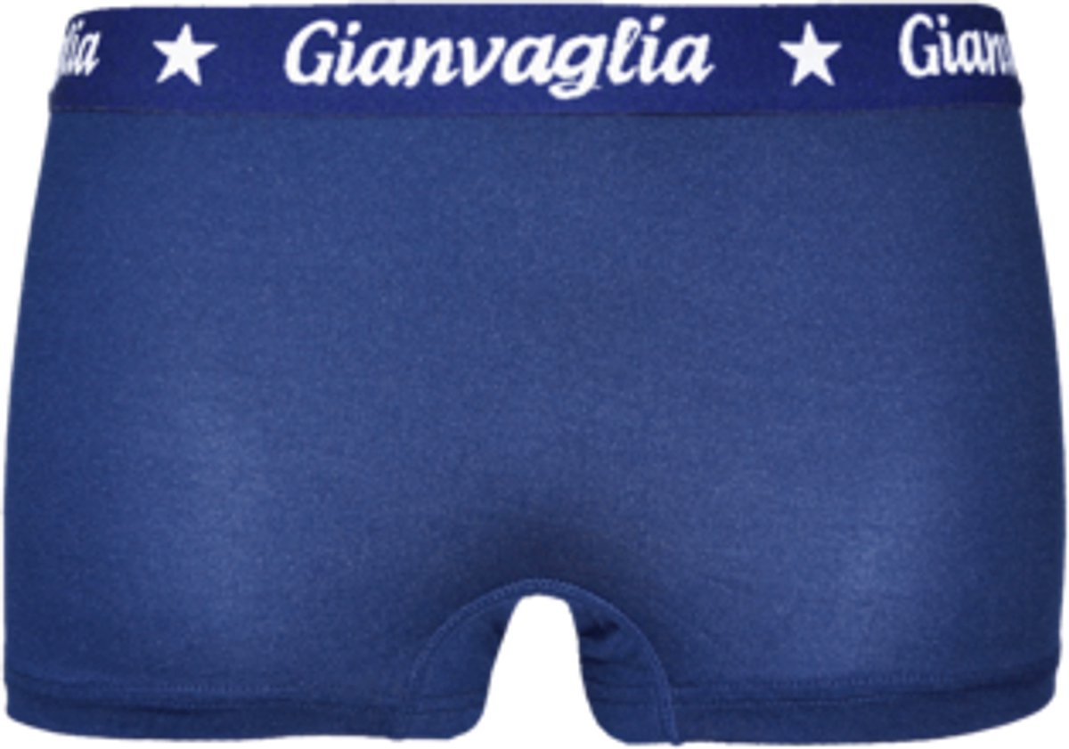 GIANVAGLIA® Deluxe GVG-8037 5-Pack Dames Katoenen Boxershort M donkerblauw