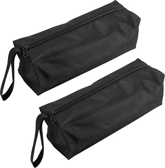 38,5 x 32 x 10 cm, draagbare hardshell koffer met verstelbare scheidingswanden voor accu's en opladers, grote gereedschapstassen, gereedschapskoffer, opbergtas, waterdicht, schokbestendig