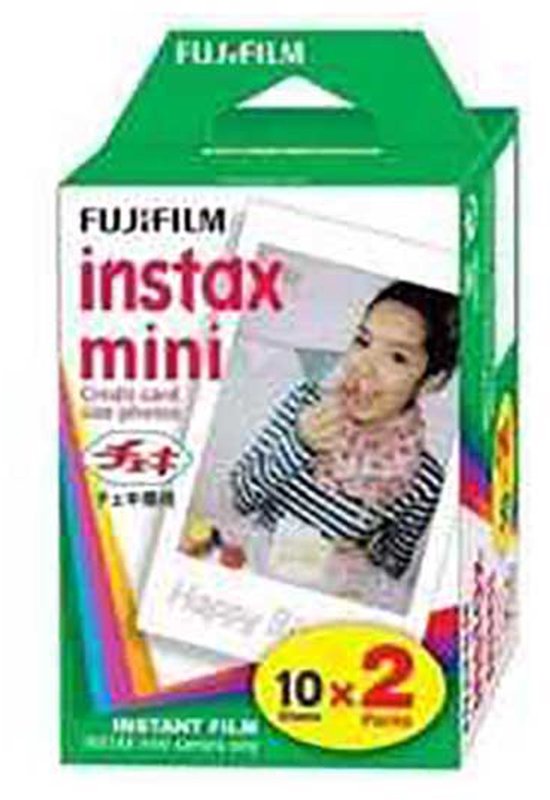 Fujifilm Instax Mini Film - Instant Fotopapier - Wit - 2 x 10 stuks