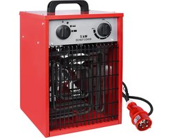 NAIZY Ventilatorkachel 5KW Elektrische Kachel Verwarmingsapparaten Bouwkachel 4 Verwarmingsniveaus…