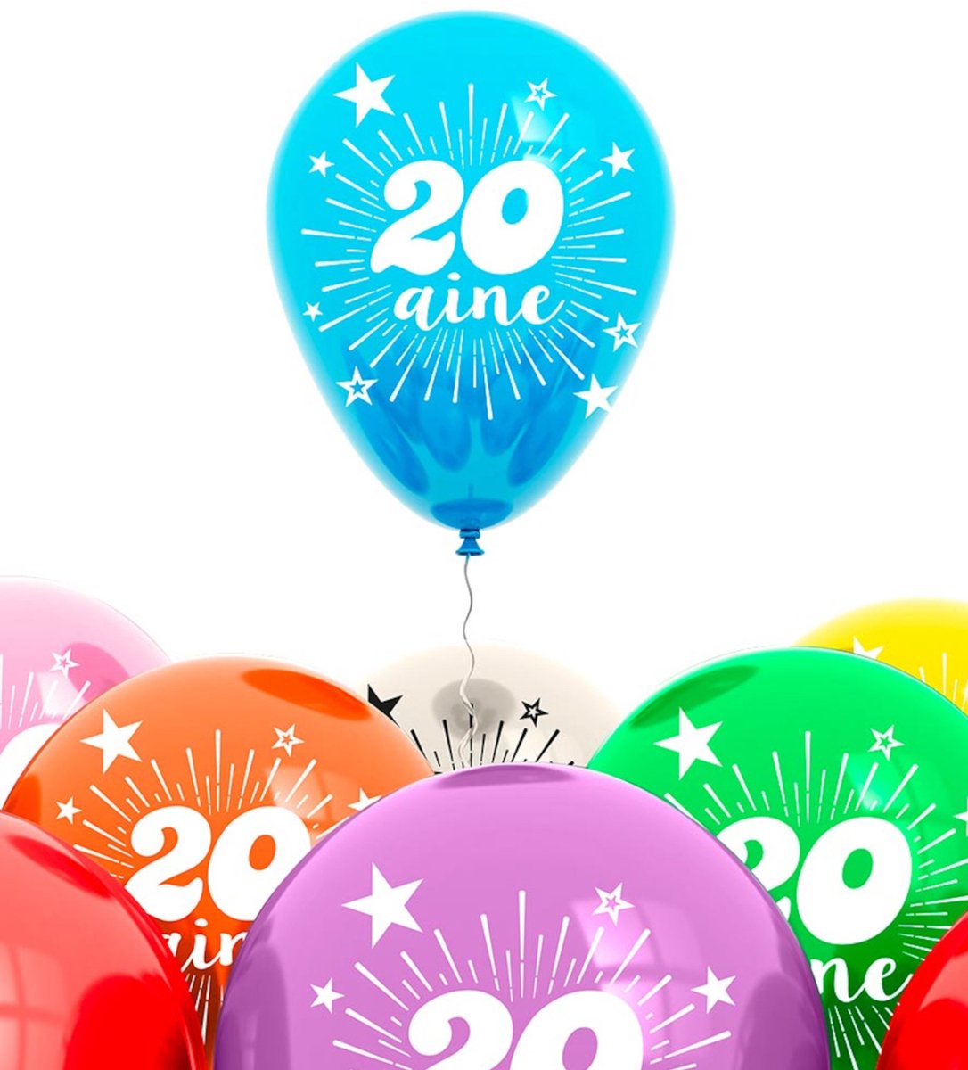 SUD TRADING - 8 ballonnen 20 jaar
