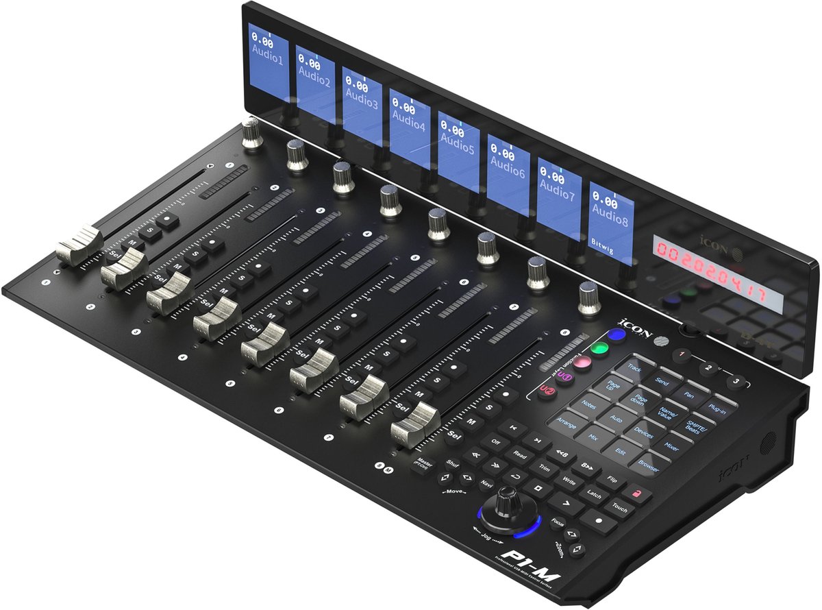 Icon P1-M/D4-T Display Bundle - USB MIDI DAW controller met touchscreen