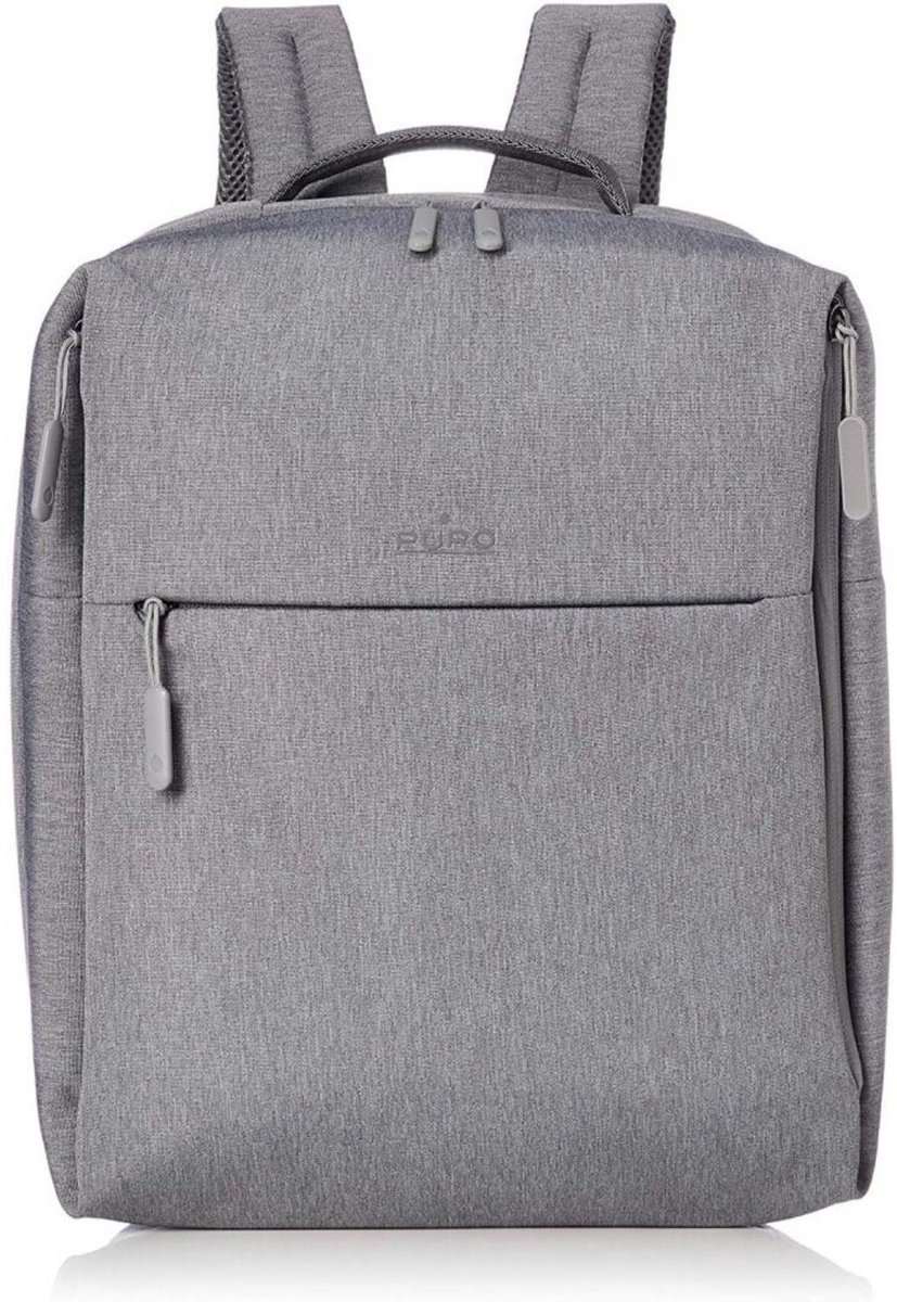 PURO BPMATRIX1GREY notebooktas 39,6 cm (15.6") Rugzak Zwart