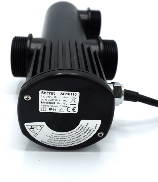 Secret Uvex UVC Filter 9 watt - UV vijverfilter - UV-C tegen algen